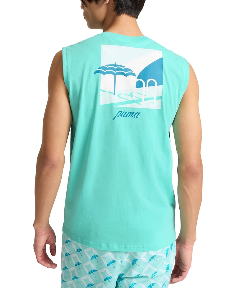 Puma Men's Resort Logo Tank Top