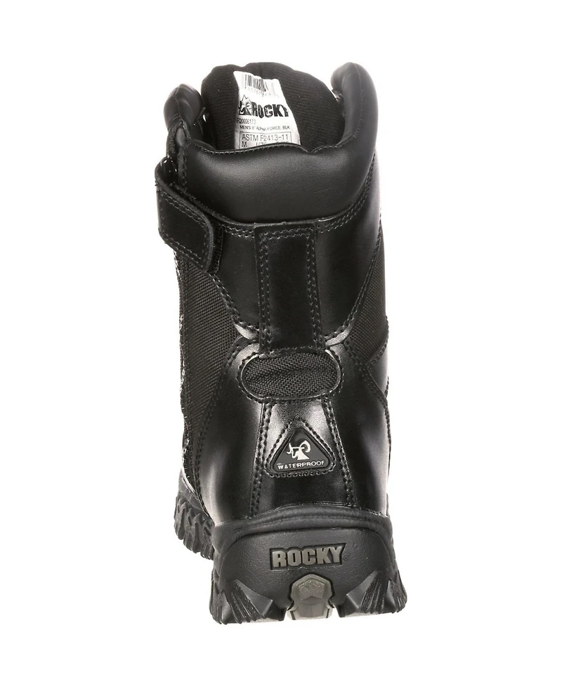 Rocky Men's Alpha Force Zipper Waterproof Public Service Boot