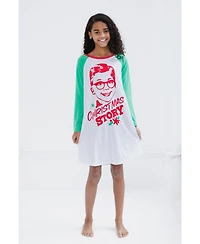 A Christmas Story Girls Ralphie Parker Nightgown Pajamas
