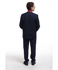 Elie Balleh Boys Navy Slim Fit Classic Sports Coat