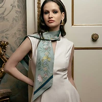 Sabrina - Skinny Silk Scarf for Women