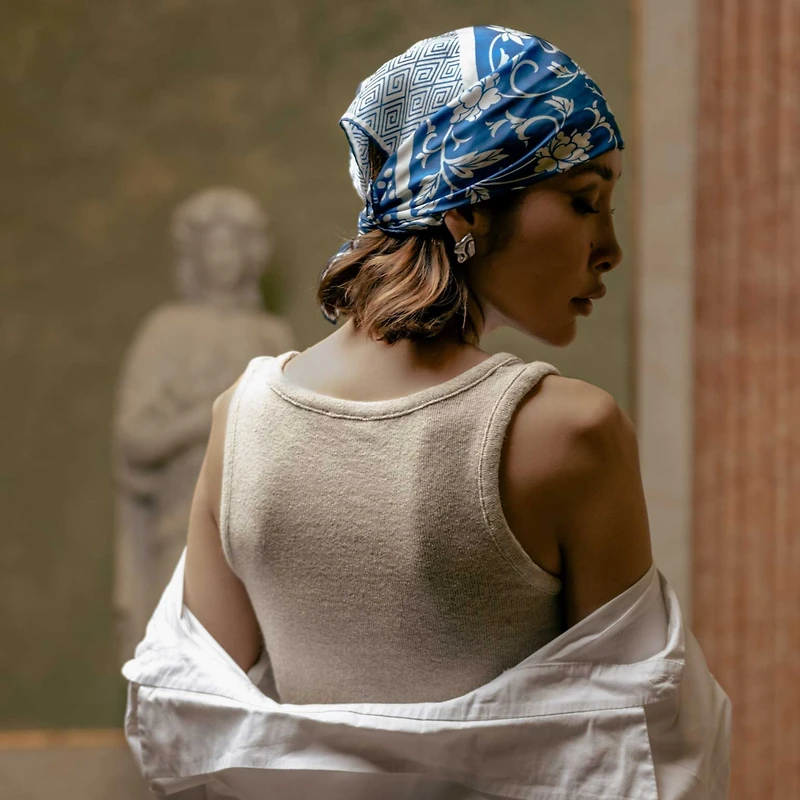 Nadia - Silk Bandana for Women