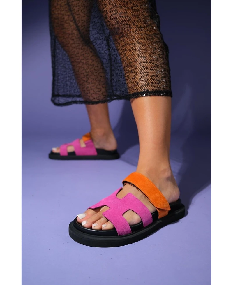 Morte Leather Slide Sandal (Women)