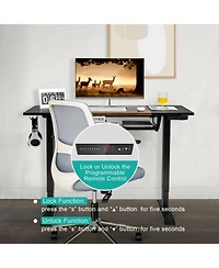 48 Inch Standing Desk with Keyboard Tray