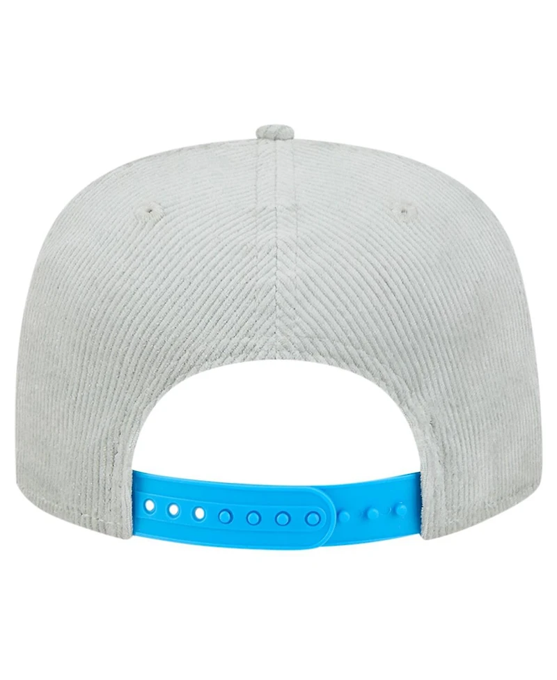 New Era Men's Gray Tampa Bay Rays Corduroy Golfer Snapback Hat
