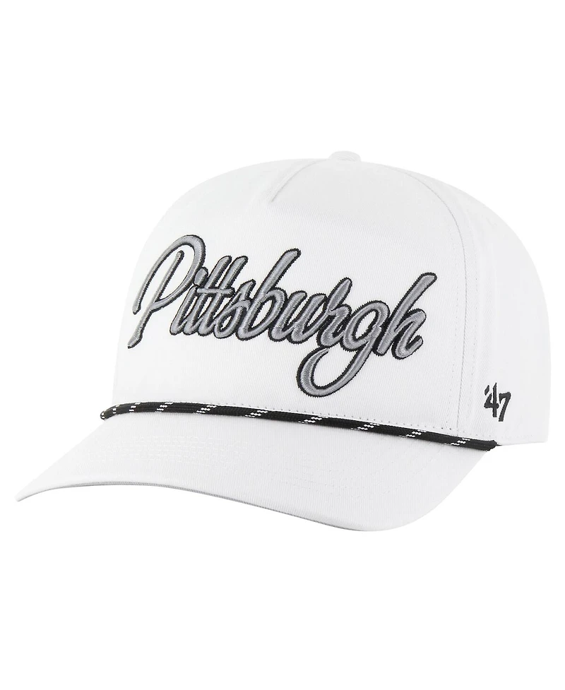 '47 Brand Women's White Pittsburgh Pirates Overhand Speckle Hitch Rope Adjustable Hat