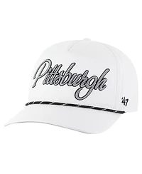 '47 Brand Women's White Pittsburgh Pirates Overhand Speckle Hitch Rope Adjustable Hat