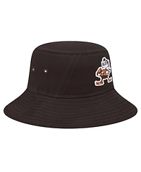 New Era Men's Brown Cleveland Browns Main Bucket Hat