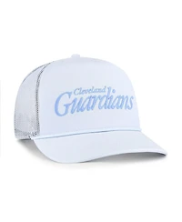 '47 Brand Women's Light Blue Cleveland Guardians Foundation Script Hitch Adjustable Trucker Hat