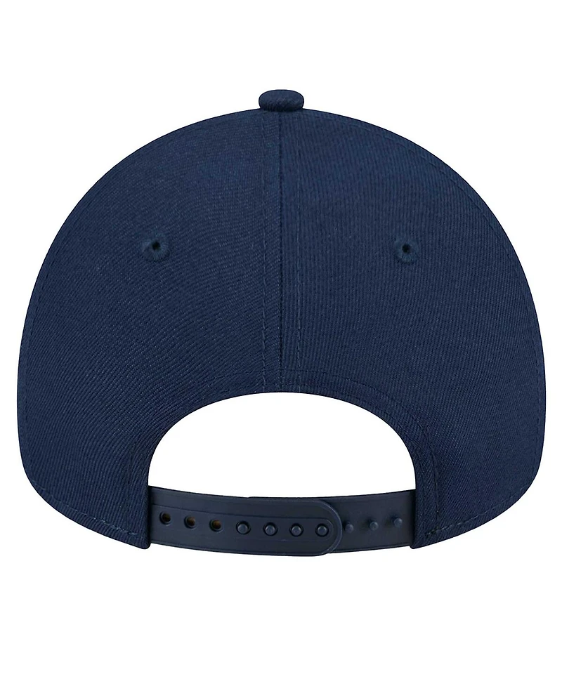 New Era Men's Navy Tennessee Titans A-Frame 9FORTY Adjustable Hat