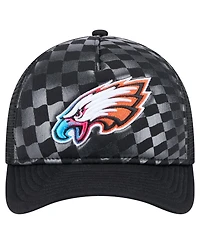 New Era Men's Black Philadelphia Eagles Gradient 9FORTY Adjustable Hat