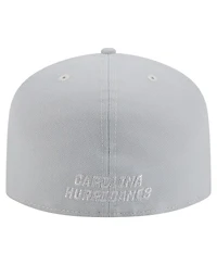 New Era Men's Gray Carolina Hurricanes Color Pack A-Frame 59FIFTY Fitted Hat