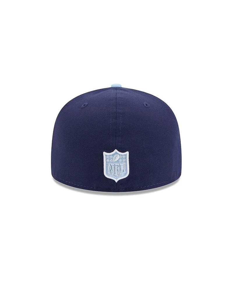New Era Men's Navy/Light Blue Dallas Cowboys Color Pack Two-Tone 59FIFTY Fitted Hat