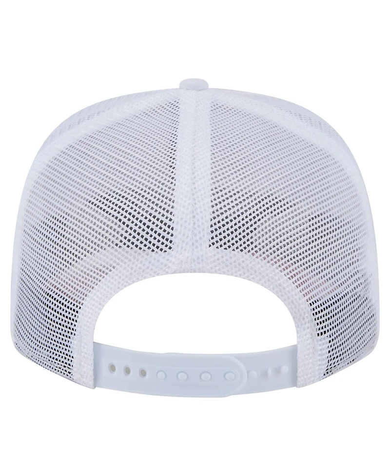 New Era Men's White Colorado Rockies Flamingo Mesh Back 9SEVENTY Stretch-Snap Hat