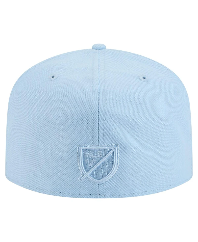 New Era Men's Light Blue Philadelphia Union Color Pack A-Frame 59FIFTY Fitted Hat