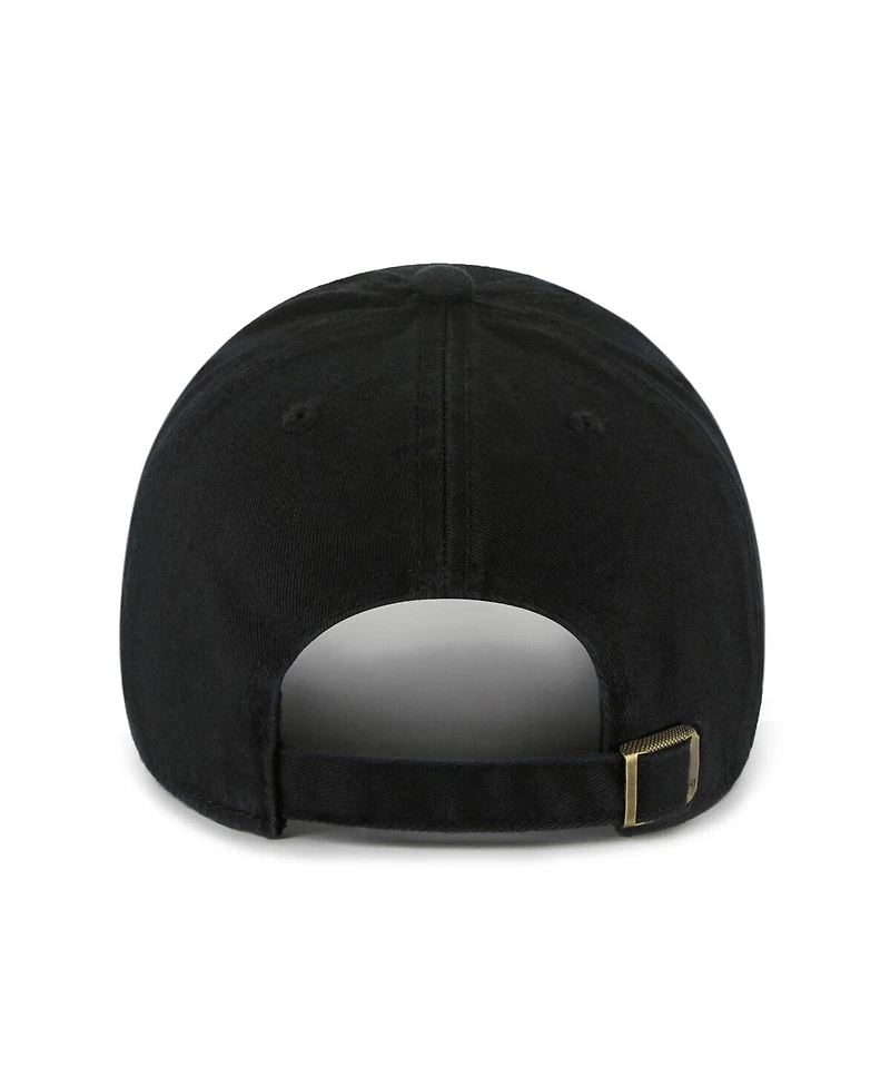 '47 Brand Men's Black Purdue Boilermakers Vault Clean Up Adjustable Hat