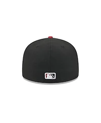 New Era Men's Black Winston-Salem Dash Theme Nights 59FIFTY Fitted Hat