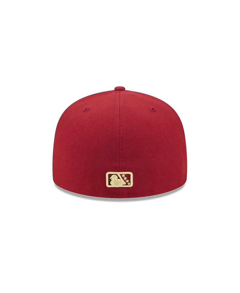 New Era Men's Red Norfolk Tides Theme Nights 59FIFTY Fitted Hat