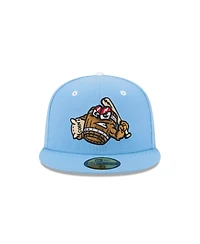 New Era Men's Light Blue Louisville Bats Theme Nights 59FIFTY Fitted Hat