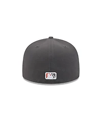 New Era Men's Gray Lehigh Valley IronPigs Theme Nights 59FIFTY Fitted Hat