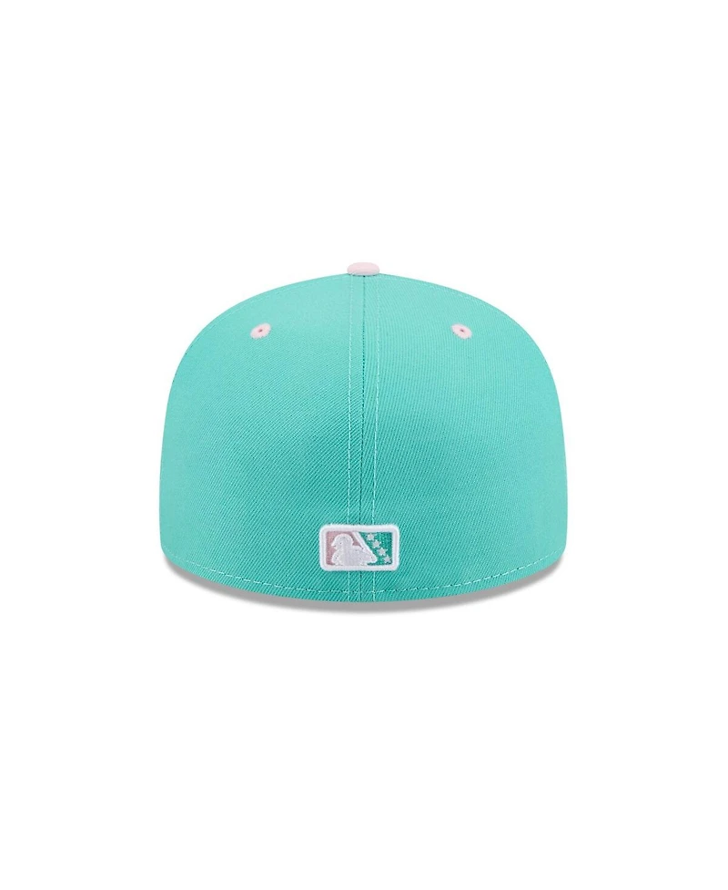 New Era Men's Turquoise Biloxi Shuckers Theme Nights 59FIFTY Fitted Hat