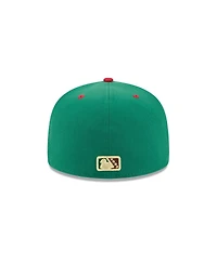 New Era Men's Green Akron RubberDucks Theme Nights 59FIFTY Fitted Hat