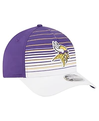 New Era Men's White/Purple Minnesota Vikings Adventure Gradient 9FORTY M-Crown A-Frame Adjustable Hat