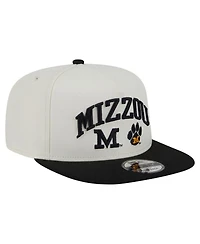 New Era Men's White Missouri Tigers Collegiate 9FIFTY A-Frame Snapback Hat