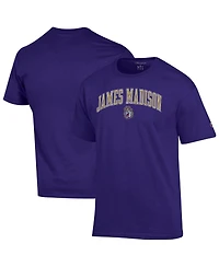 Champion Men's Purple James Madison Dukes Arch Over Logo T-Shirt