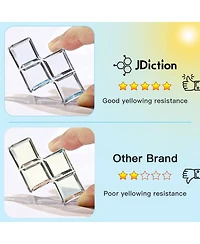 Uv Resin, 2 Pcs Upgrade Ultraviolet Epoxy Resin Crystal Clear Hard Glue Solar Cure Sunlight Activated Resin for Handmade Jewelry, Diy Craft Decoration