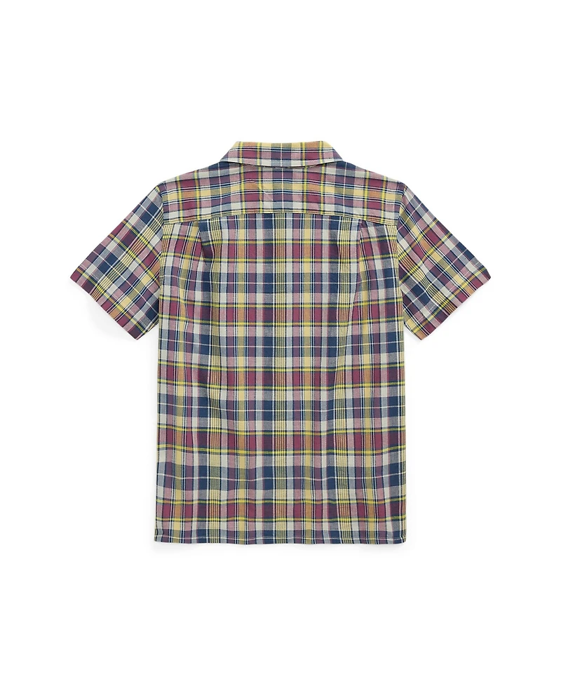 Polo Ralph Lauren Big Boys Plaid Camp Shirt