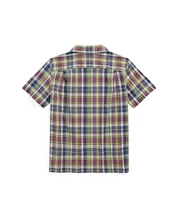 Polo Ralph Lauren Big Boys Plaid Camp Shirt