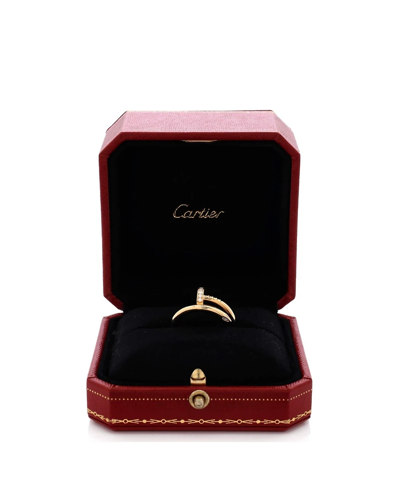 Pre-Owned Cartier Juste un Clou Ring 18K Gold and Diamonds