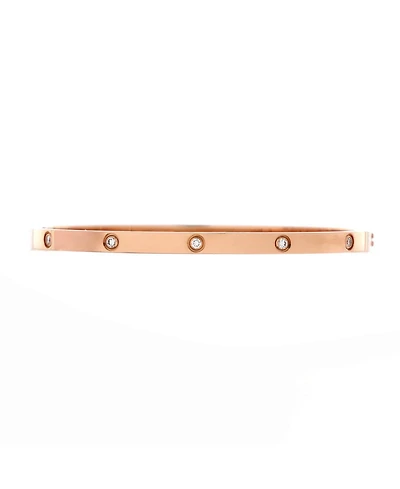 Pre-Owned Cartier Small Love 10 Diamond Bracelet 18K Rose Gold with Diamonds