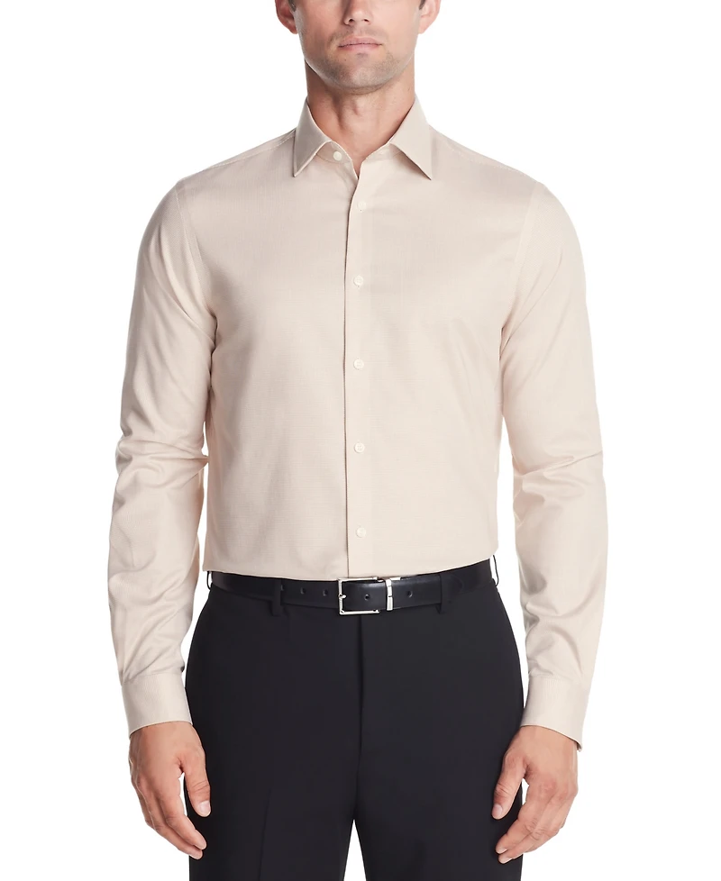 Michael Kors Men's Regular Fit Comfort Stretch Dress Shirt