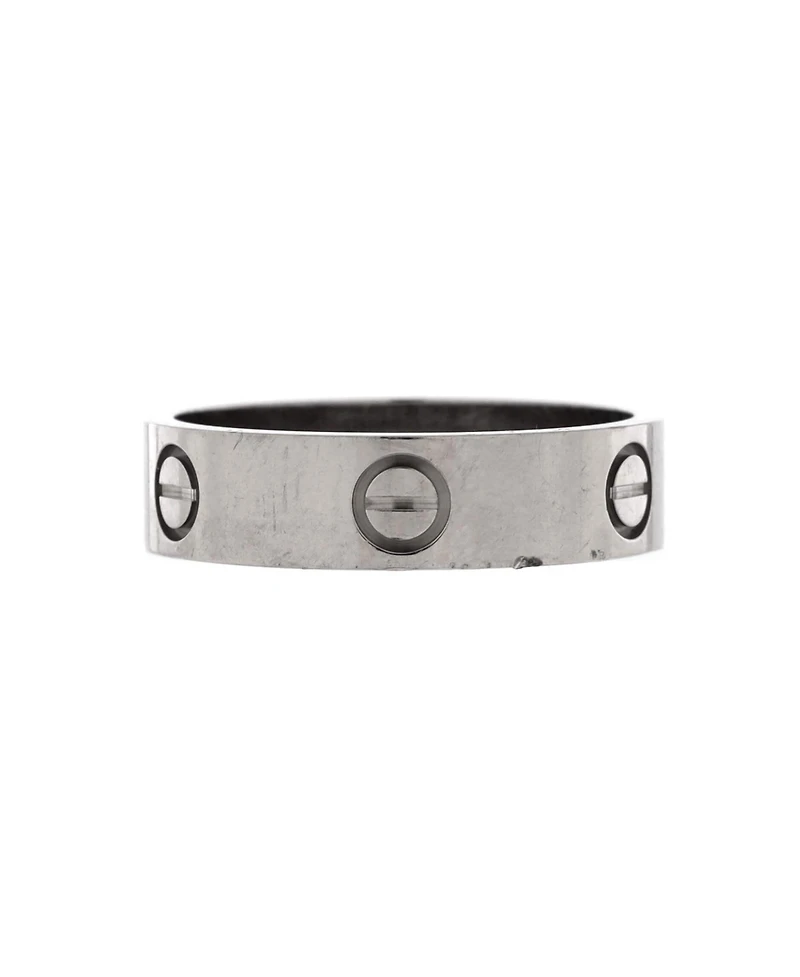 Pre-Owned Cartier Love Band Ring 18K White Gold