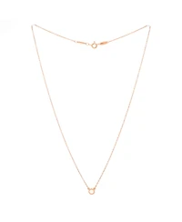 Pre-Owned Tiffany & Co. 0.17CT Elsa Peretti Diamonds By The Yard Pendant Necklace 18K Rose Gold and Diamond