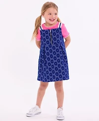 Bonnie Jean Toddler and Little Girls Floral Jumper Dress