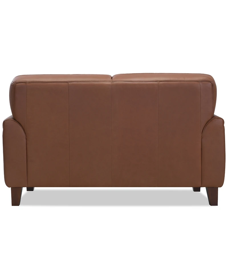 Ashlinn 61" Leather Loveseat, Exclusively at Macy's