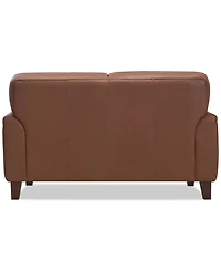 Ashlinn 61" Leather Loveseat, Exclusively at Macy's