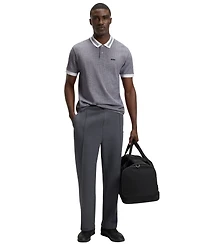 Boss by Hugo Men's Dot Print Cotton-Pique Polo Shirt