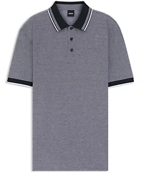 Boss by Hugo Men's Oxford-Cotton-Pique Polo Shirt