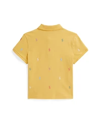Polo Ralph Lauren Big Girls Polo Pony Stretch Mesh Boxy Polo Shirt
