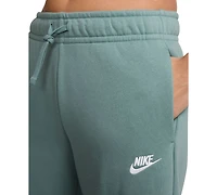 Nike Women's Sportswear Club Fleece Mid-Rise Wide-Leg Sweatpants