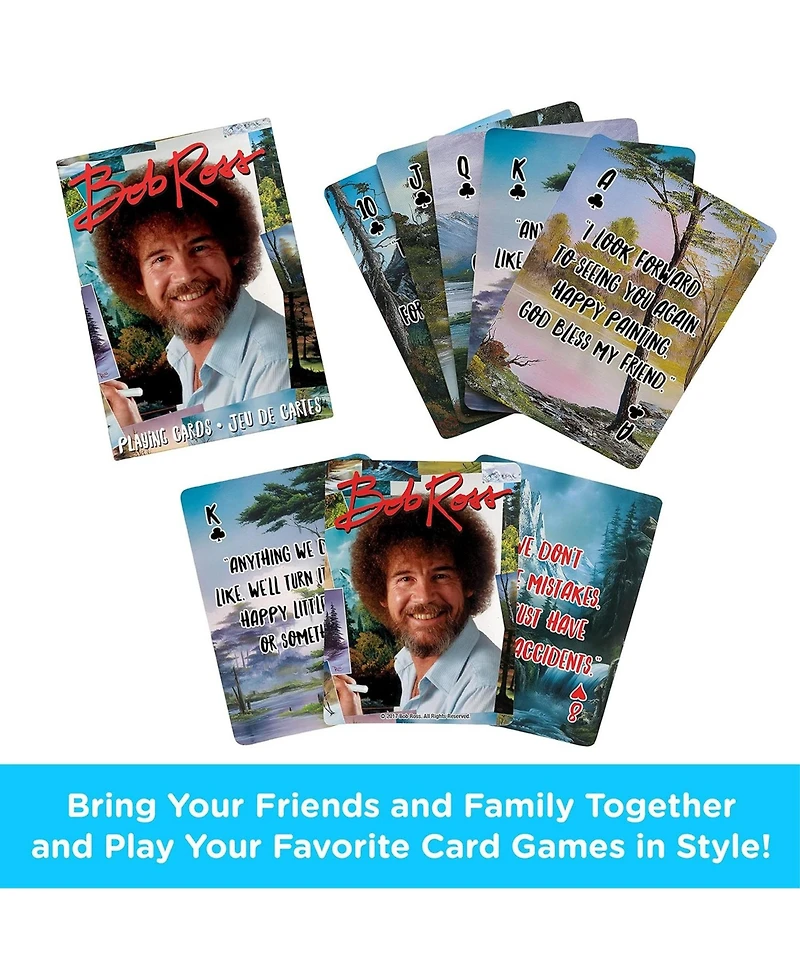 Bob Ross Quotes Multi-Image Playing Cards, Deck of 52