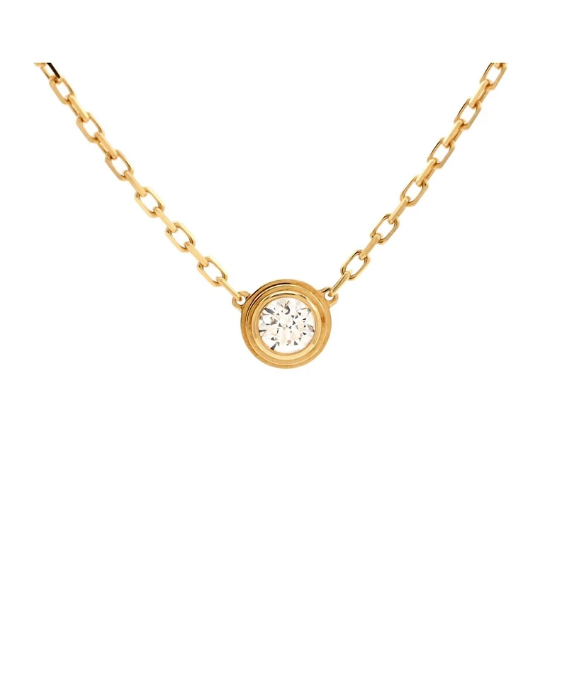 Pre-Owned Cartier Large D'Amour Pendant Necklace 18K Gold with Diamond