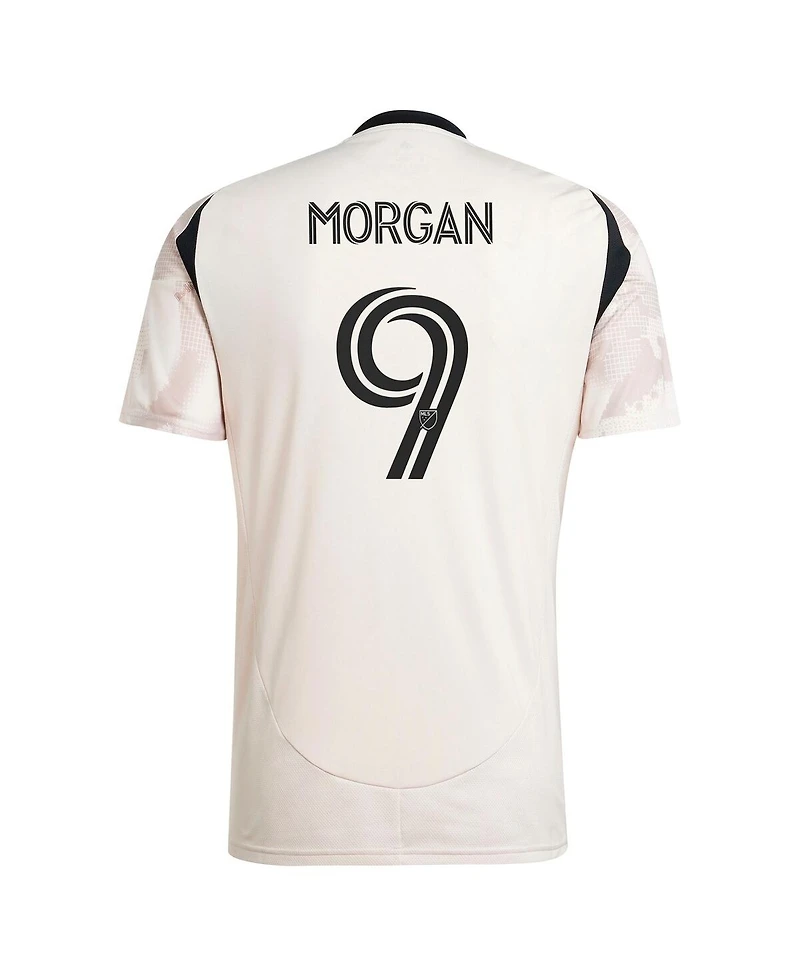 Adidas Men's Lewis Morgan Tan New York Red Bulls 2025 Stone Kit Replica Player Jersey