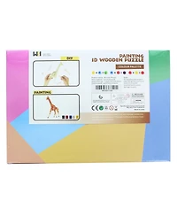 3D Wooden Painting Puzzle | Giraffe