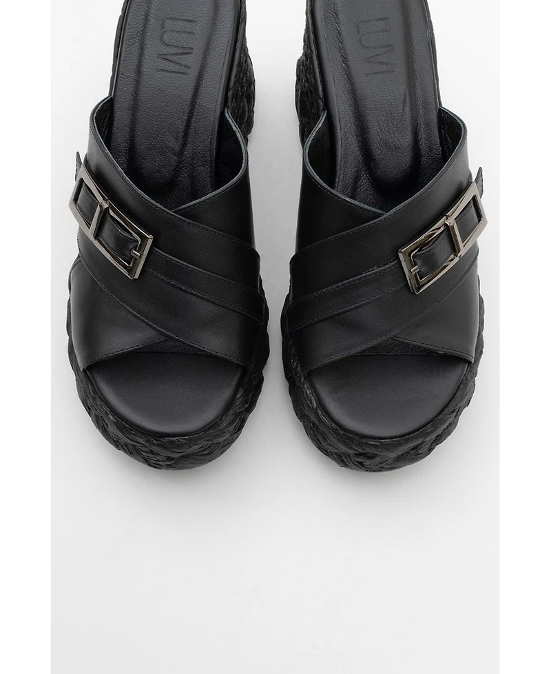Palmas Leather Platform Sandal (Women)
