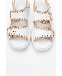 Douro Braided Rope Strap Leather Sandal (Women)